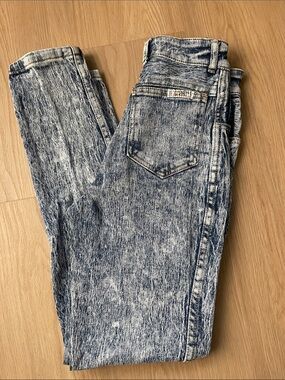 Vintage Gazoz Acid-Wash Blue Women’s Jeans